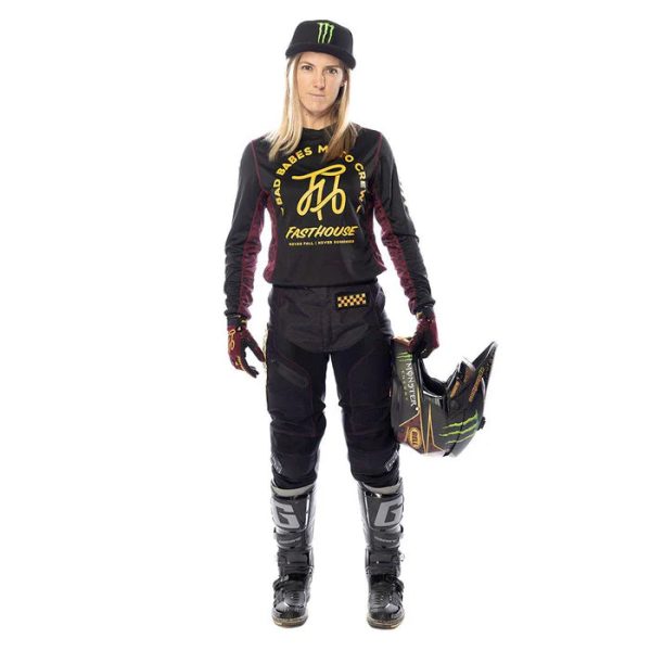 Fasthouse Grindhouse Golden Script Jersey - Womens - Black For Cheap - Image 3