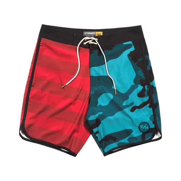 Fasthouse After Hours 3 Pocket Patriot Boardshort - Youth - Red-Blue For Discount
