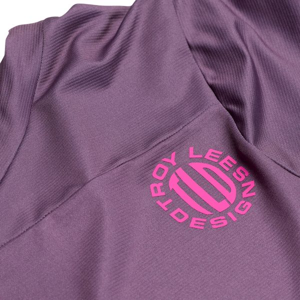 Troy Lee Designs Skyline Long Sleeve MTB Jersey - Radioscape - Deep Purple Online now - Image 4