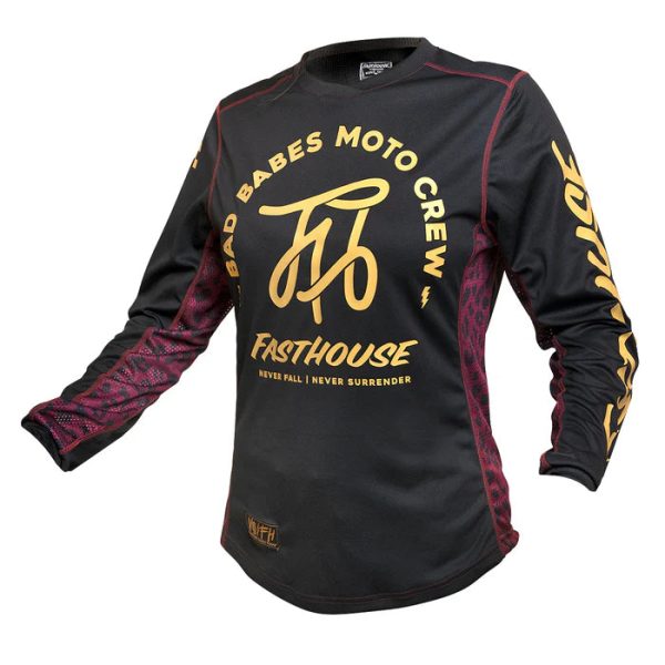 Fasthouse Grindhouse Golden Script Jersey - Womens - Black For Cheap