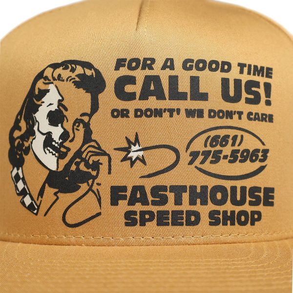Fasthouse Call Us Hat - Tan Online Sale - Image 2