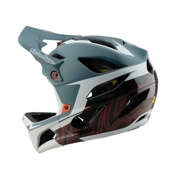 Troy Lee Designs Stage Full Face Helmet - Neauwave - Smoke Hot on Sale - Image 2