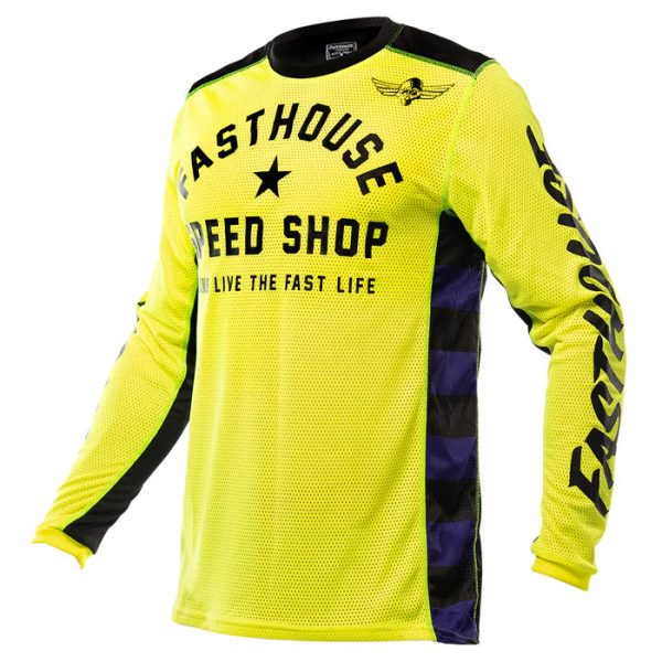 Fasthouse Originals Air Cooled Jersey - High Viz-Black For Discount