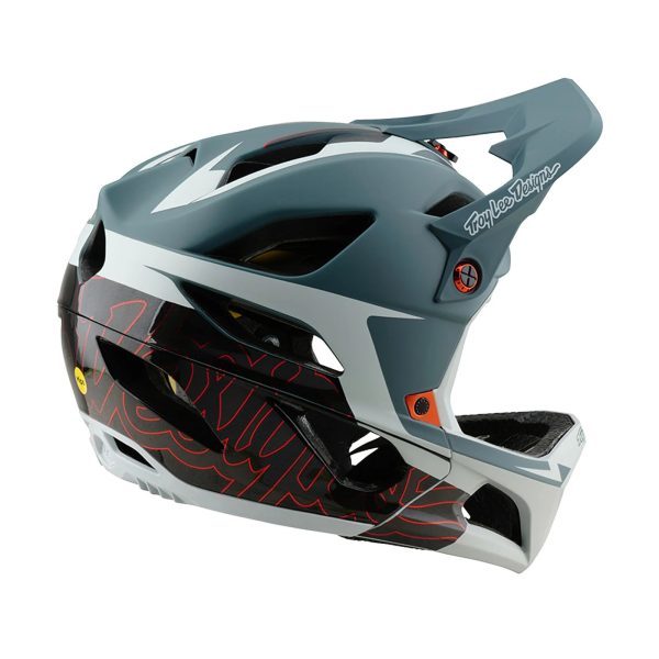 Troy Lee Designs Stage Full Face Helmet - Neauwave - Smoke Hot on Sale - Image 4