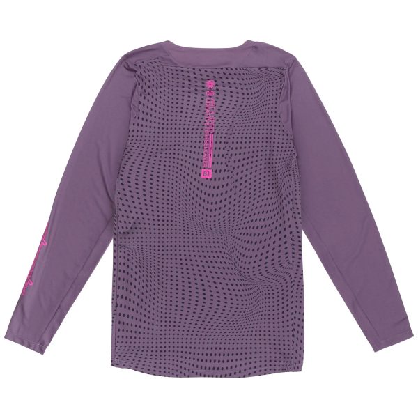 Troy Lee Designs Skyline Long Sleeve MTB Jersey - Radioscape - Deep Purple Online now - Image 2