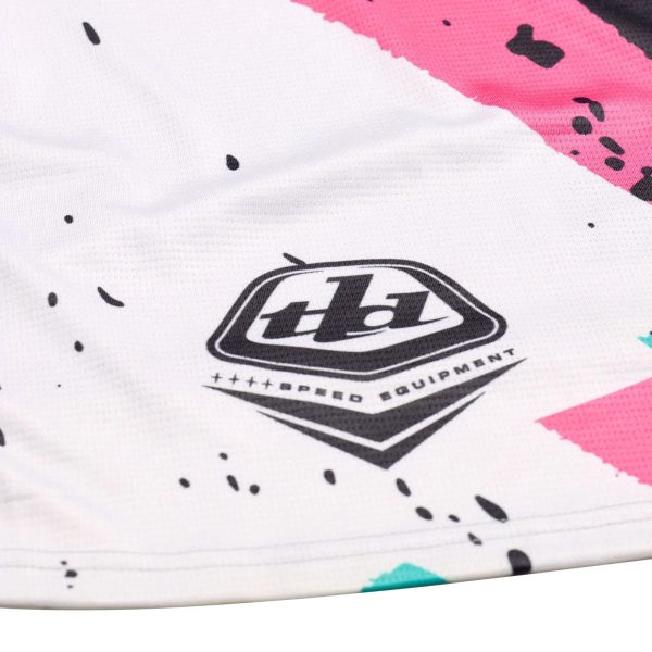 Troy Lee Designs Sprint Long Sleeve MTB Jersey - Full Pull - Chalk Fashion - Image 4