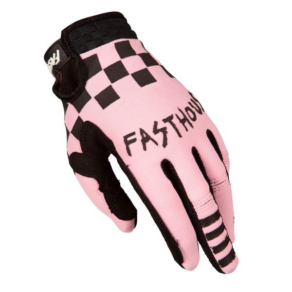 Fasthouse Speed Style Punk Glove - Youth - Black-White-Pink For Discount - Image 2